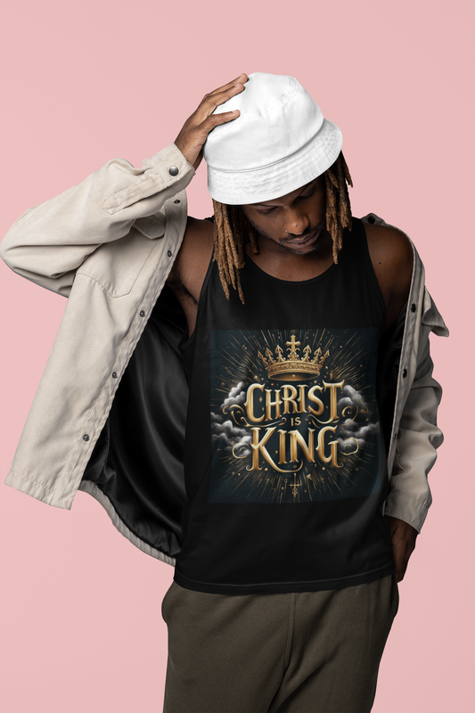 Christ is King - Men's Christian Tank Top