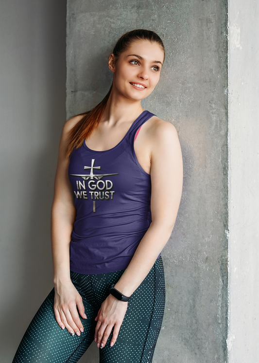 In God We Trust (Silver Edition) - Women’s Christian Tank Top