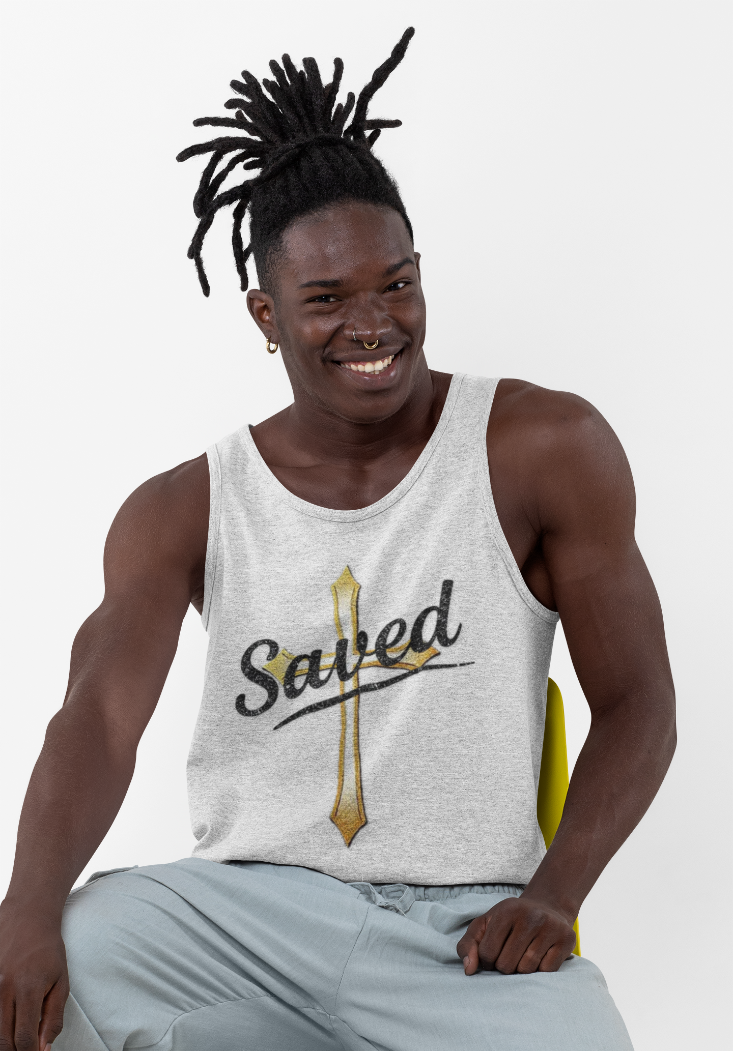 Saved Men’s Tank Top – Christian Apparel