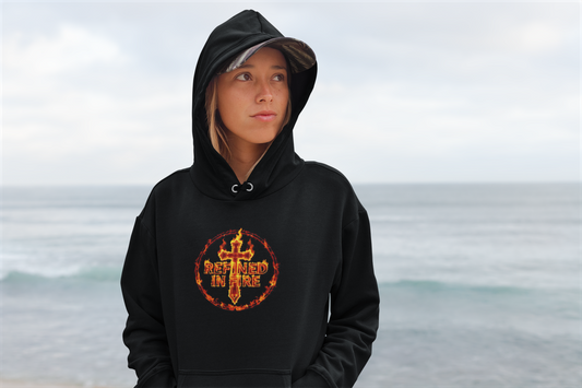 Refined in Fire (Inferno Ed) - Women's Christian Hoodie