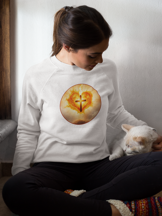 Women’s Sacred Heart Christian Sweatshirt