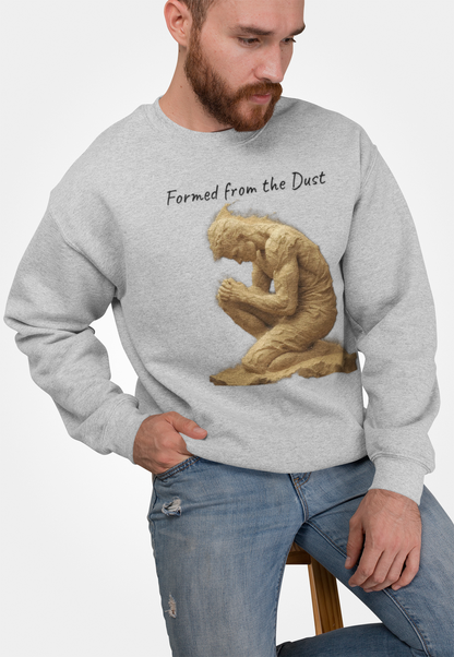Formed from the Dust (Dark Lettering) - Men’s Christian Sweatshirt