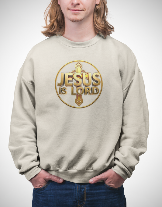 Jesus Is Lord (Gold Ed) - Men's Faith Sweater