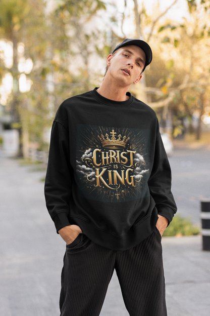 Christ is King - Men's Christian Sweatshirt