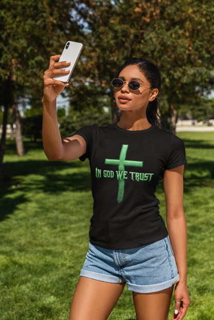 In God We Trust (Green Ed) – Women’s Christian Tee