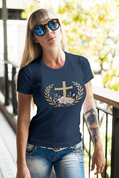 Crowned in Grace - Women's Christian Tee