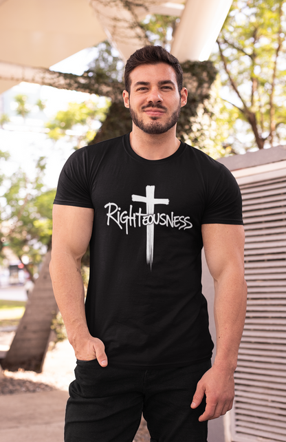 Righteousness - Christian Men's T-Shirt (Dark Colors)