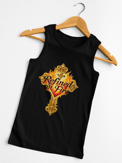 Refined in Fire - Men's Ornate Christian Tank Top
