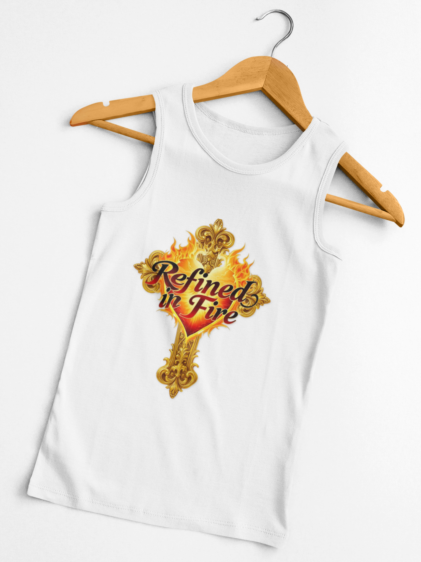 Refined in Fire - Men's Ornate Christian Tank Top