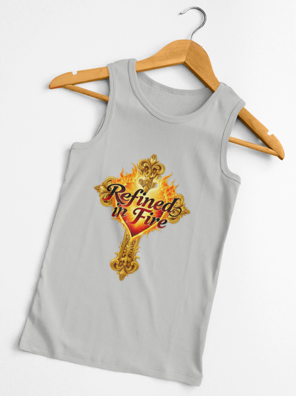Refined in Fire - Men's Ornate Christian Tank Top