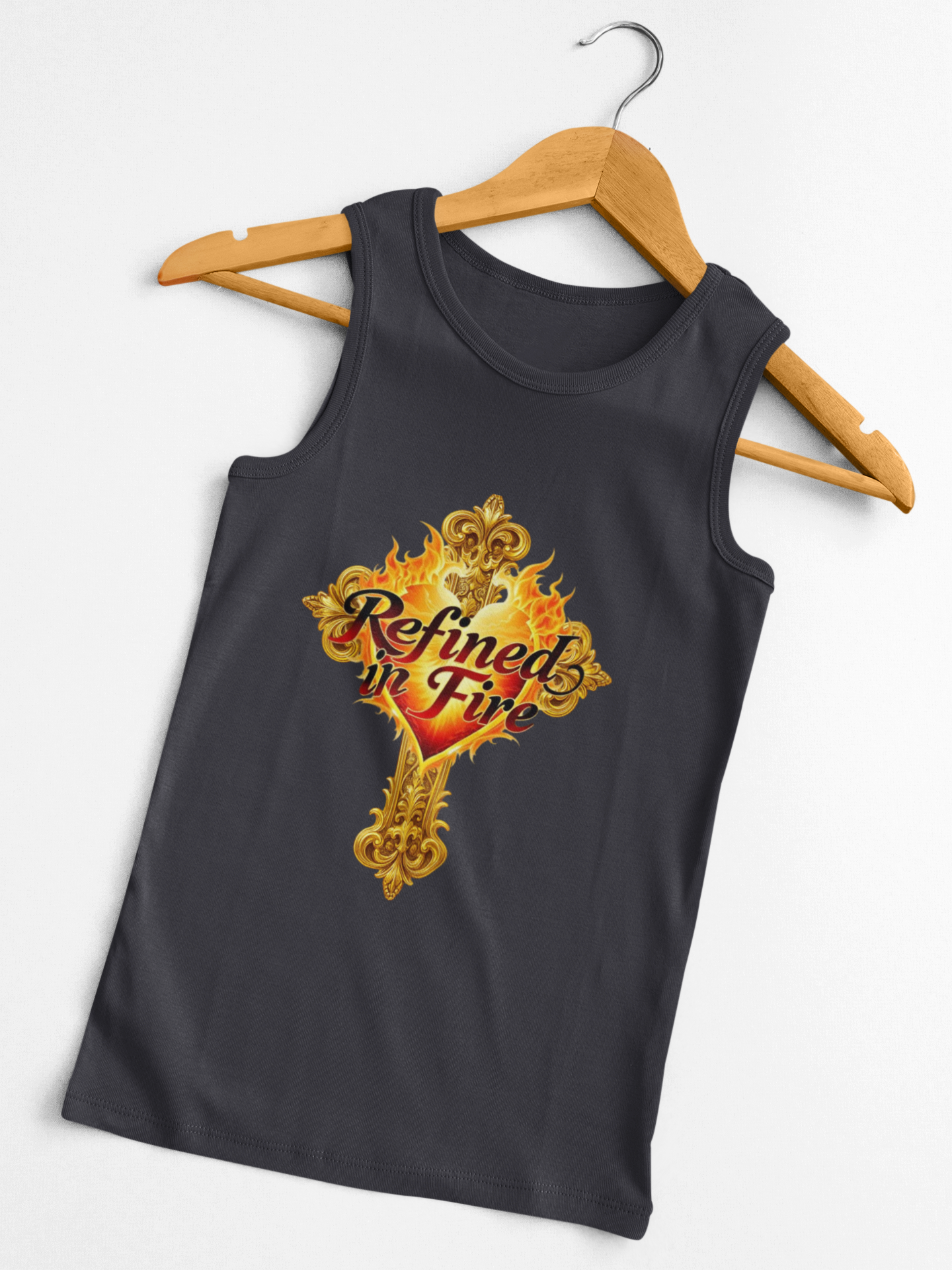 Refined in Fire - Men's Ornate Christian Tank Top