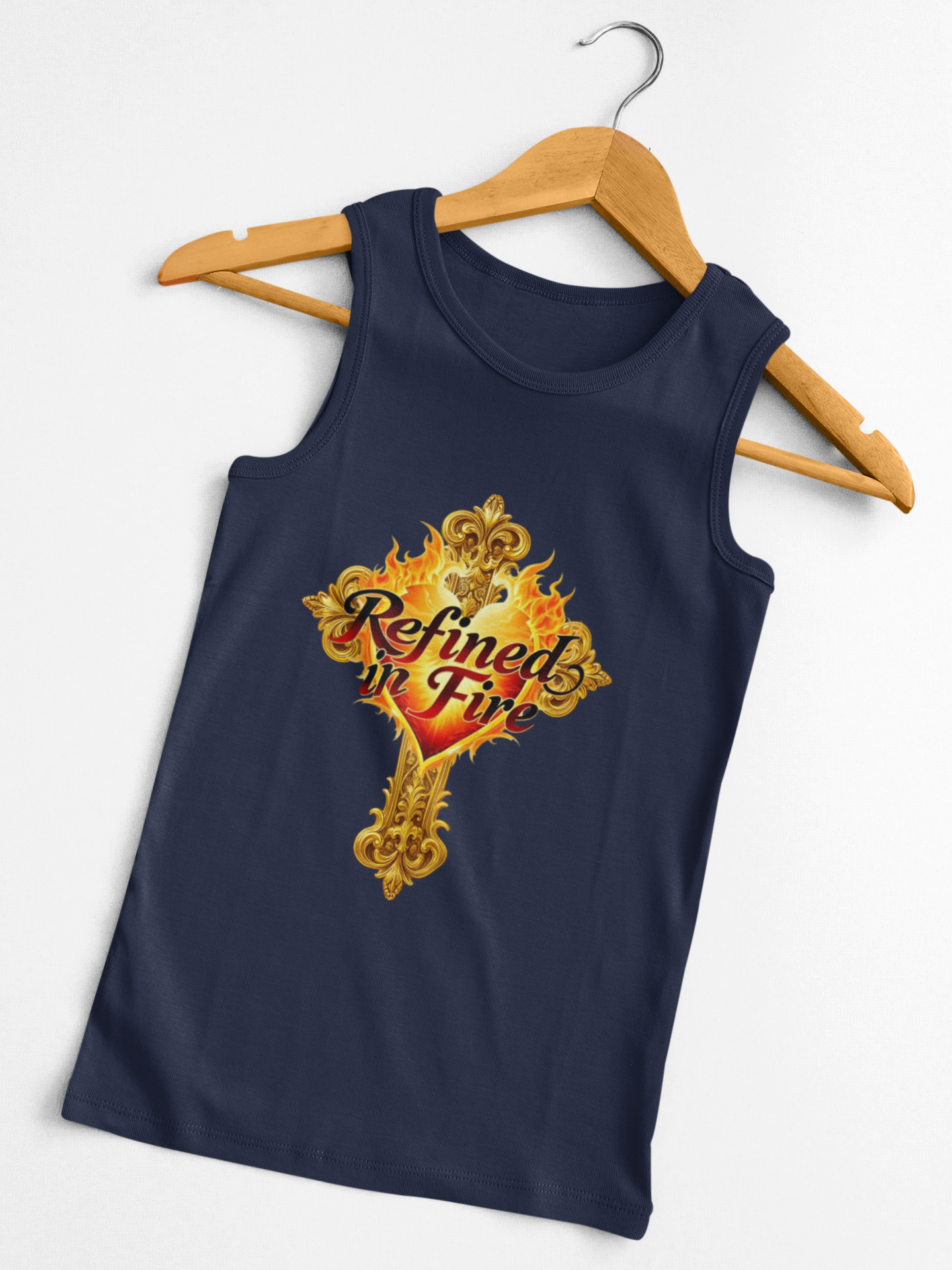 Refined in Fire - Men's Ornate Christian Tank Top