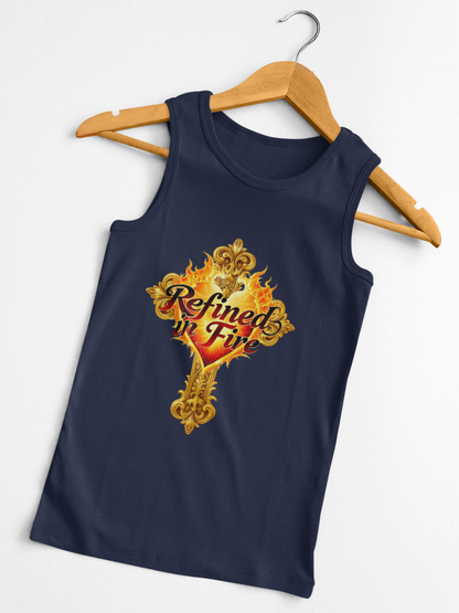 Refined in Fire - Men's Ornate Christian Tank Top