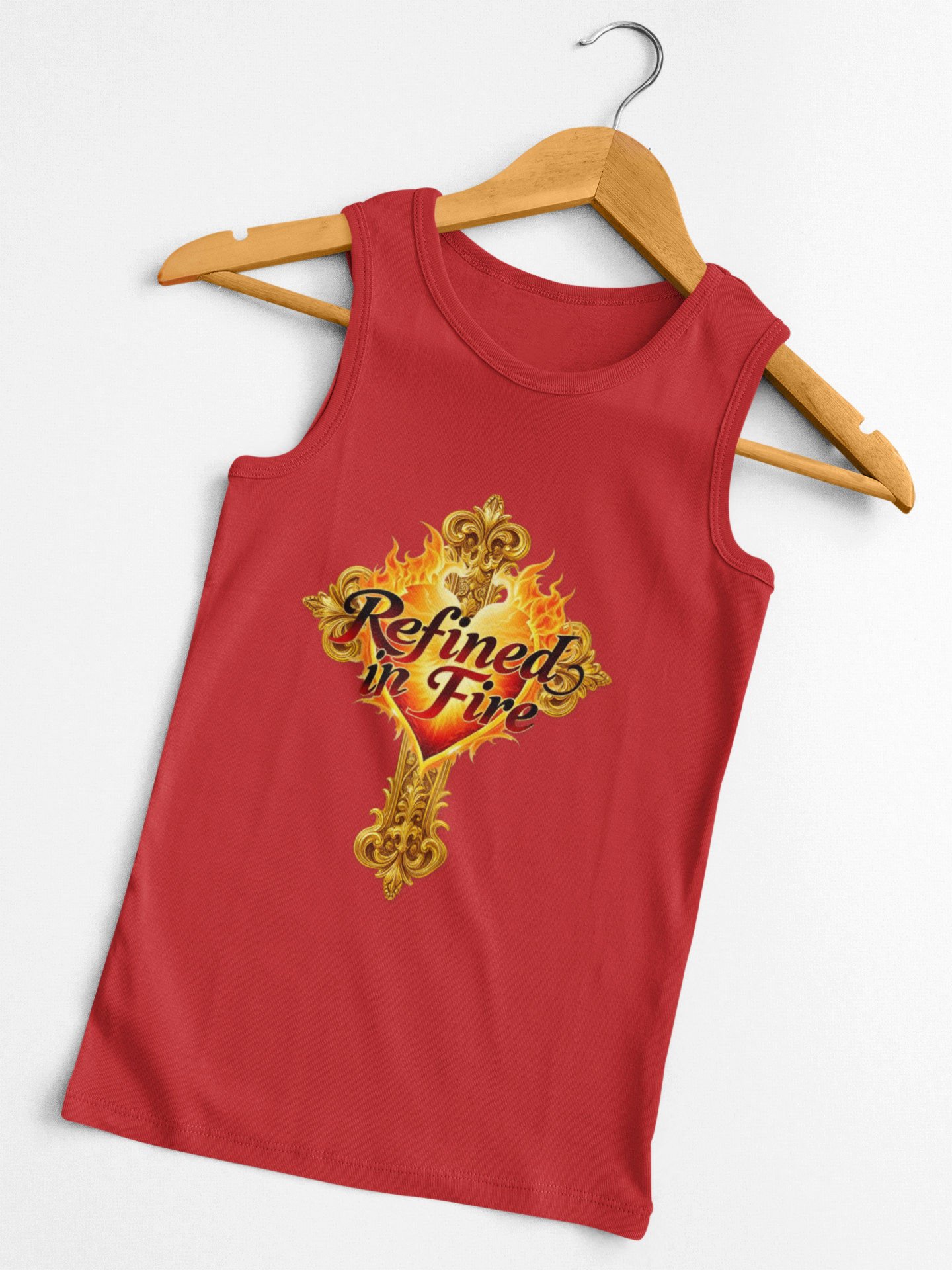 Refined in Fire - Men's Ornate Christian Tank Top