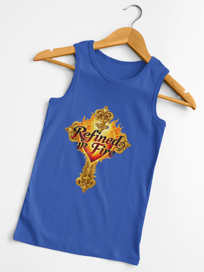Refined in Fire - Men's Ornate Christian Tank Top