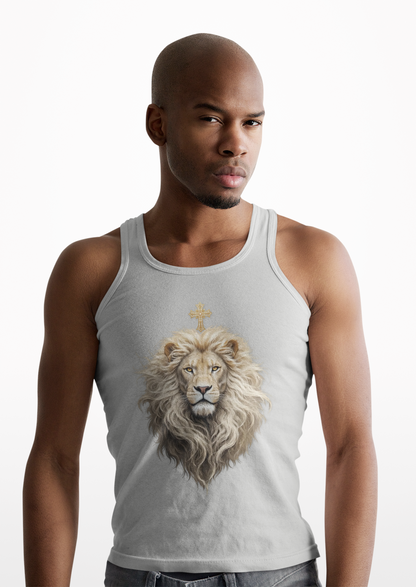 Christ is King (Lion of Judah) - Men's Christian Tank Top