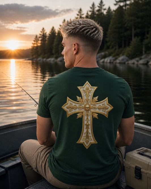 Sovereign Cross - Men's Christian T-Shirt