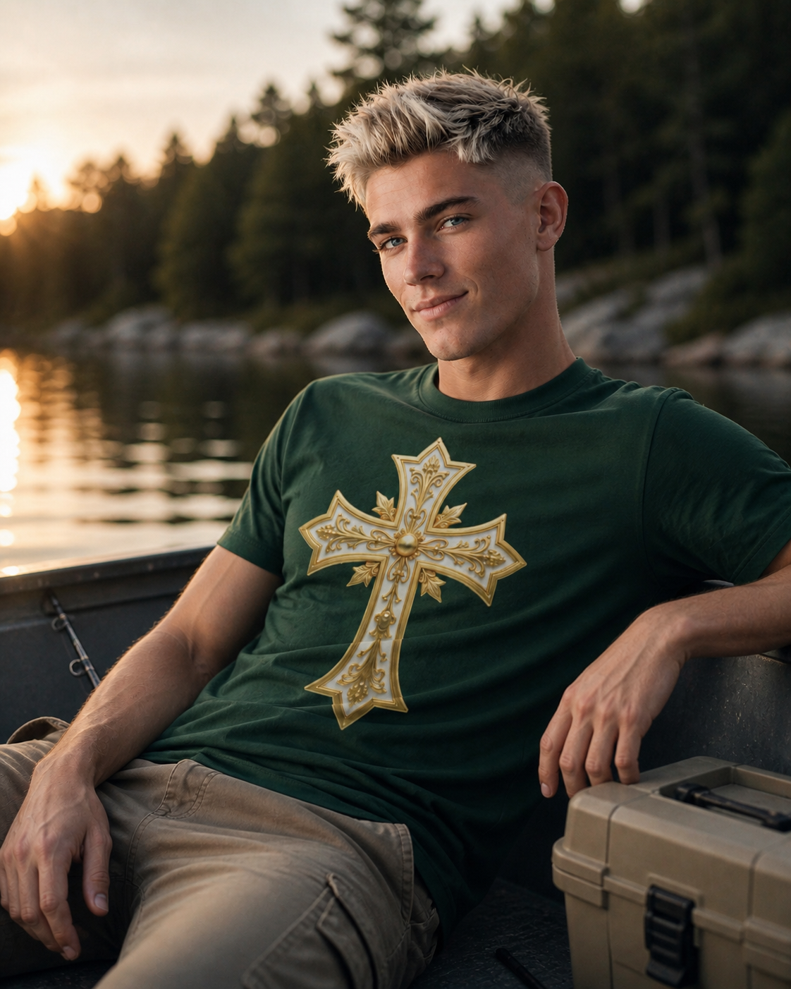 Sovereign Cross - Men's Christian T-Shirt