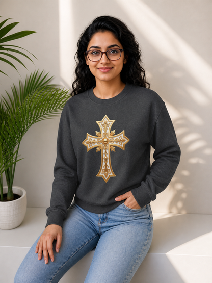 Sovereign Cross - Women's Christian Sweatshirt