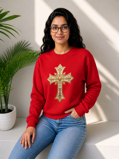 Sovereign Cross - Women's Christian Sweatshirt