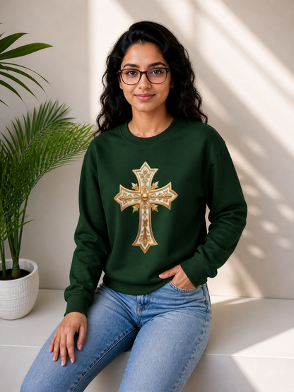 Sovereign Cross - Women's Christian Sweatshirt