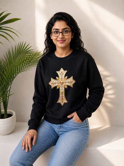 Sovereign Cross - Women's Christian Sweatshirt