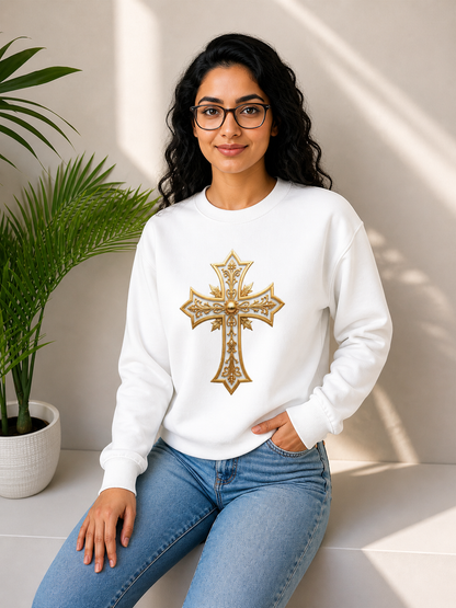 Sovereign Cross - Women's Christian Sweatshirt