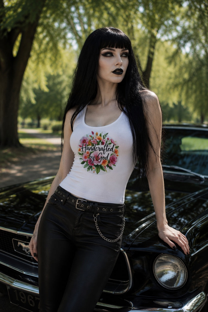 Handcrafted by God - Women’s Christian Tank Top