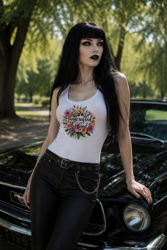 Handcrafted by God - Women’s Christian Tank Top