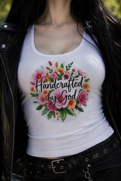 Handcrafted by God - Women’s Christian Tank Top