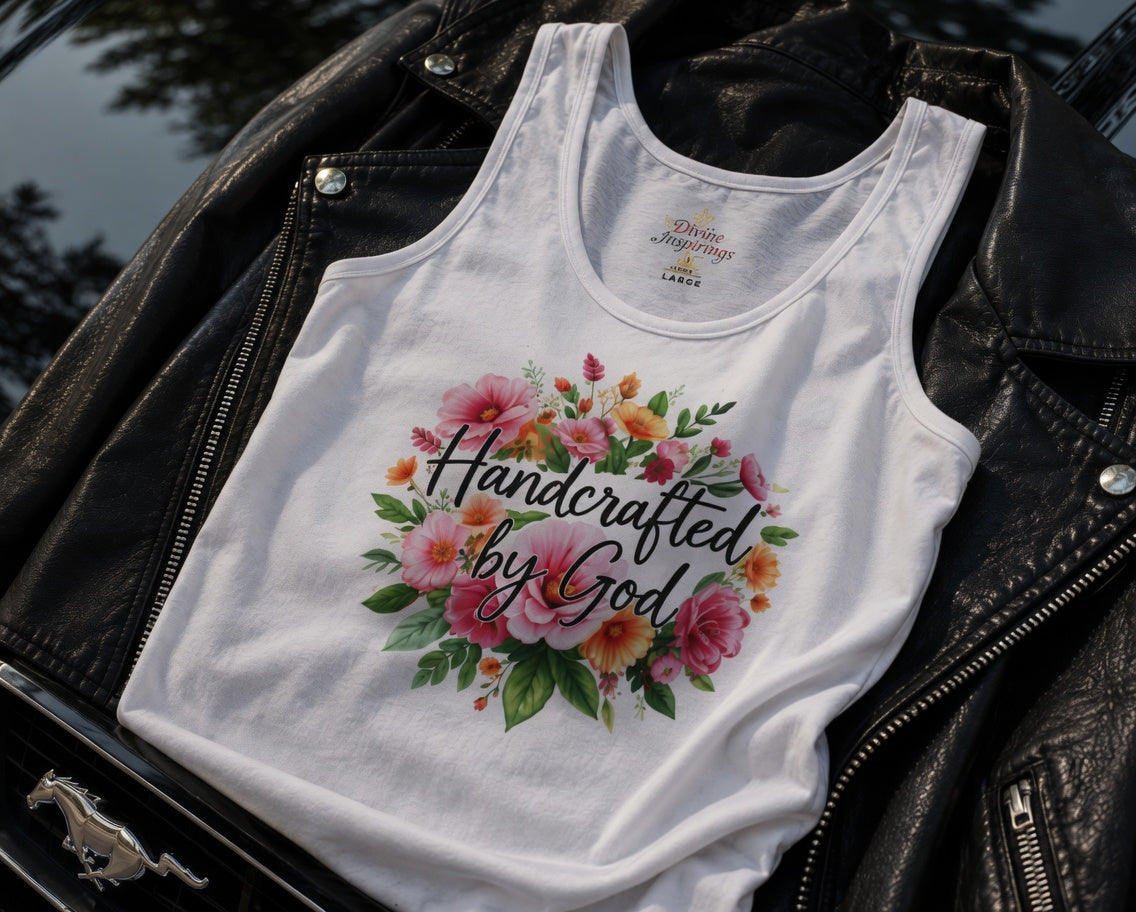 Handcrafted by God - Women’s Christian Tank Top