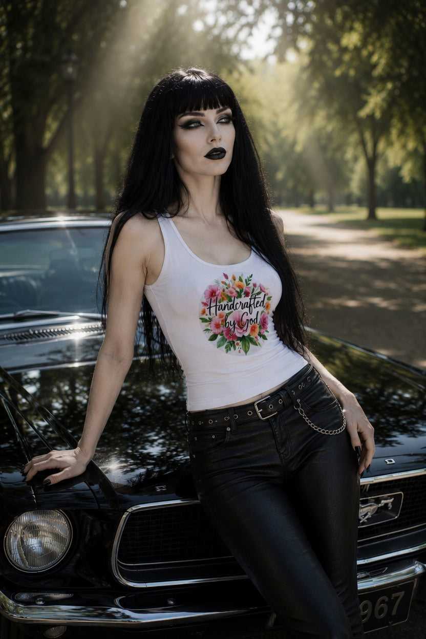 Handcrafted by God - Women’s Christian Tank Top
