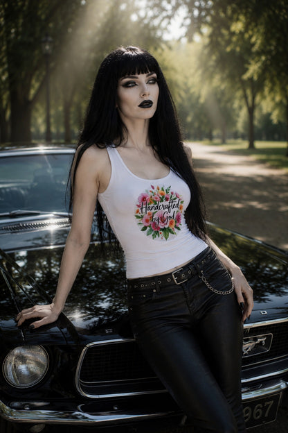 Handcrafted by God - Women’s Christian Tank Top