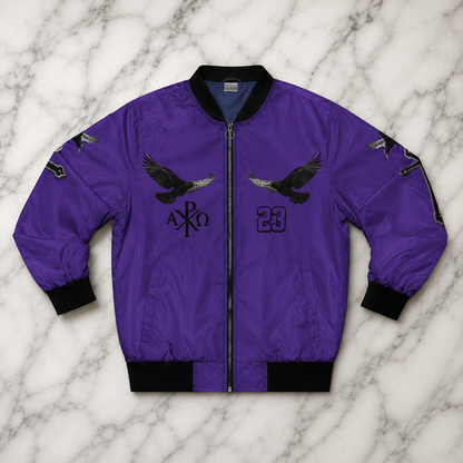 Eternal Watch – Men’s Bomber Jacket (Purple)