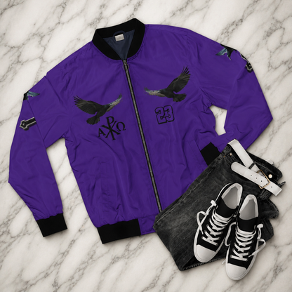 Eternal Watch – Men’s Bomber Jacket (Purple)