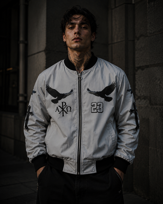Eternal Watch – Men’s Bomber Jacket (Gray)