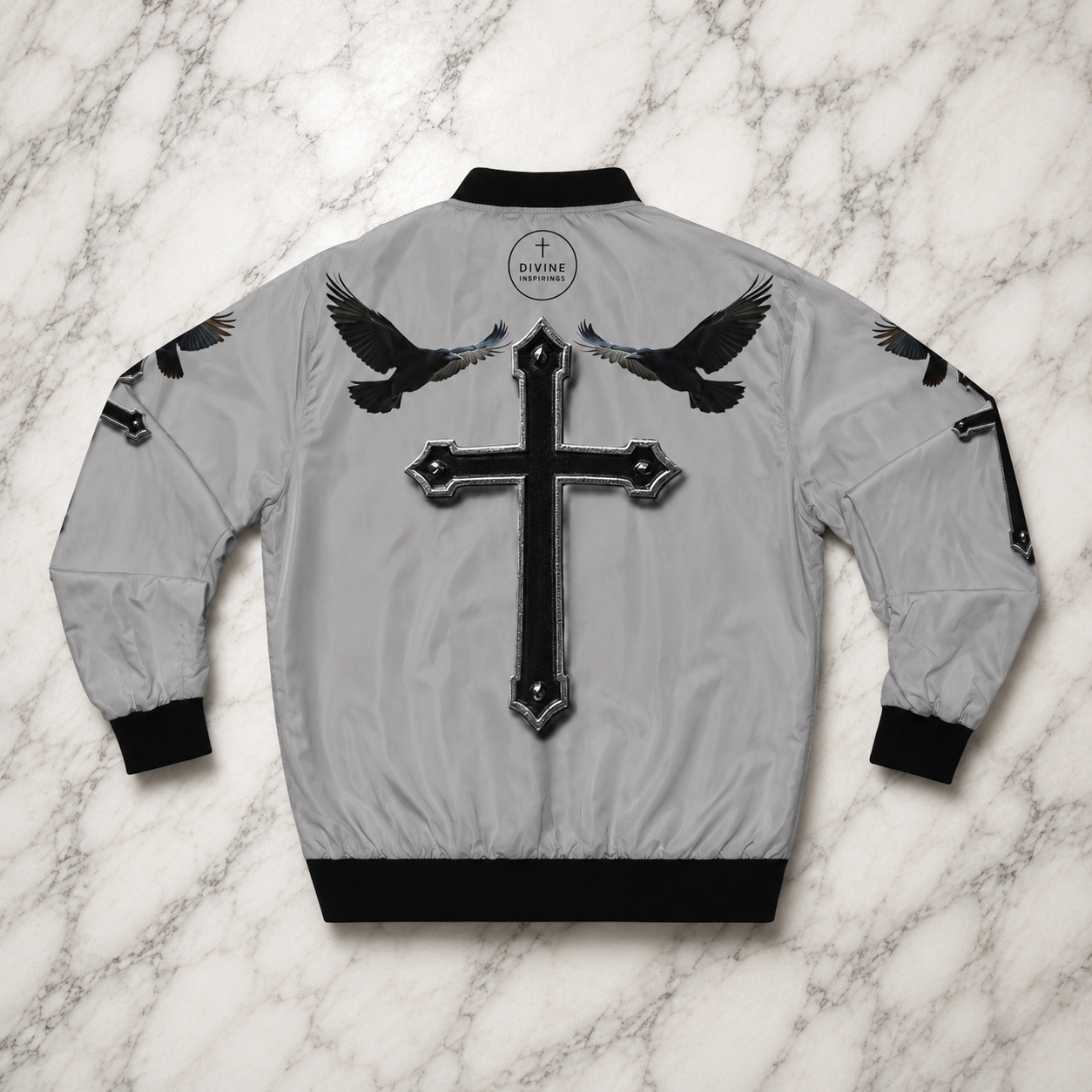 Eternal Watch – Men’s Bomber Jacket (Gray)