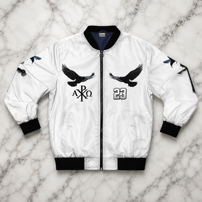 Faithful Guardians – Cross & Crows Men’s Bomber Jacket
