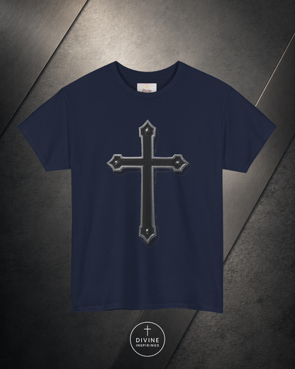 Black Cross Men’s Christian T-Shirt