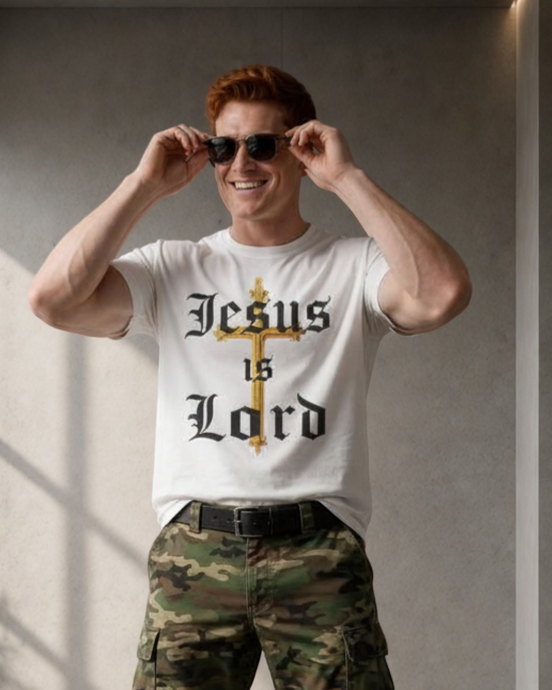 Jesus is Lord - Men's Christian T-Shirt