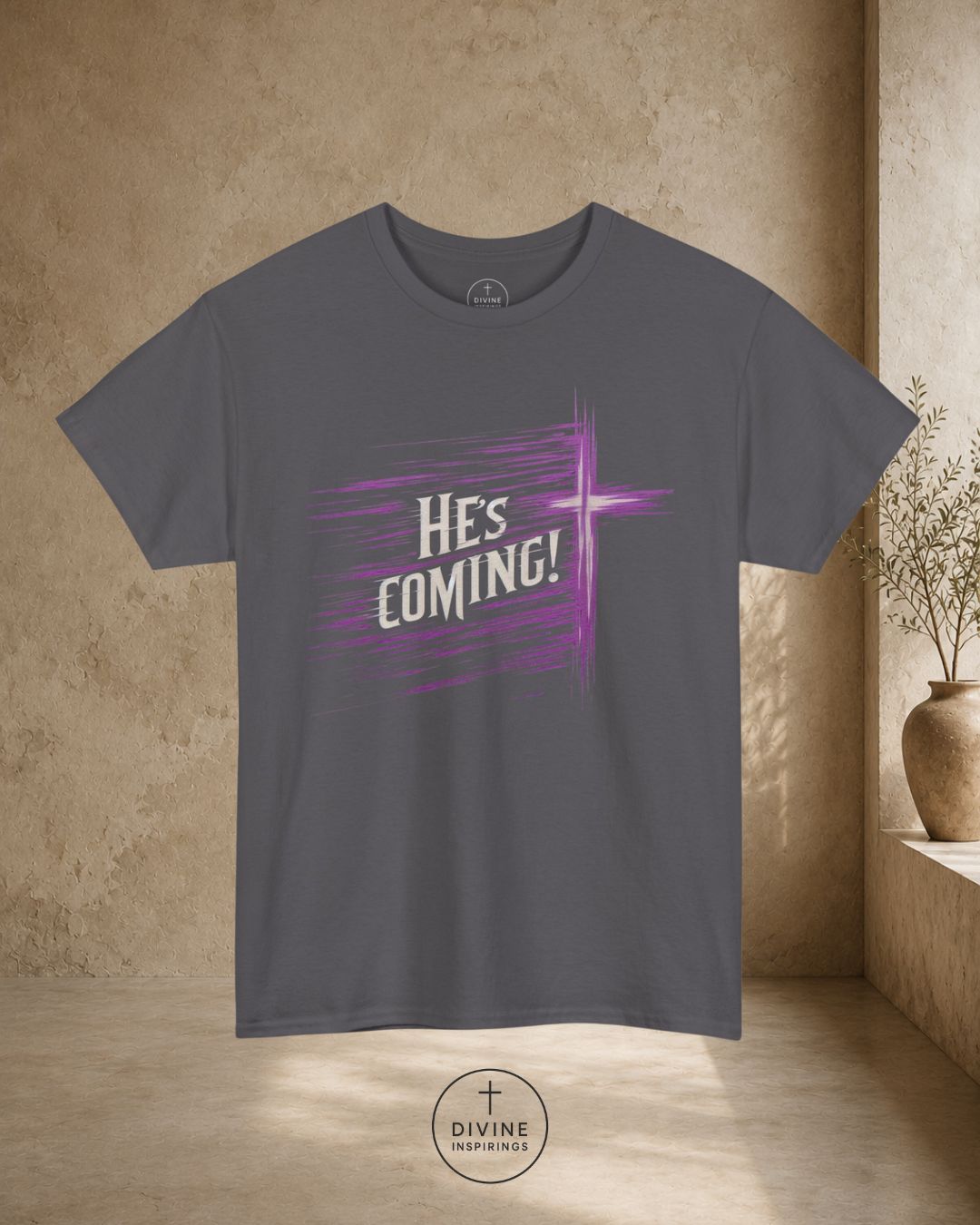 He’s Coming – Men's Christian T-Shirt