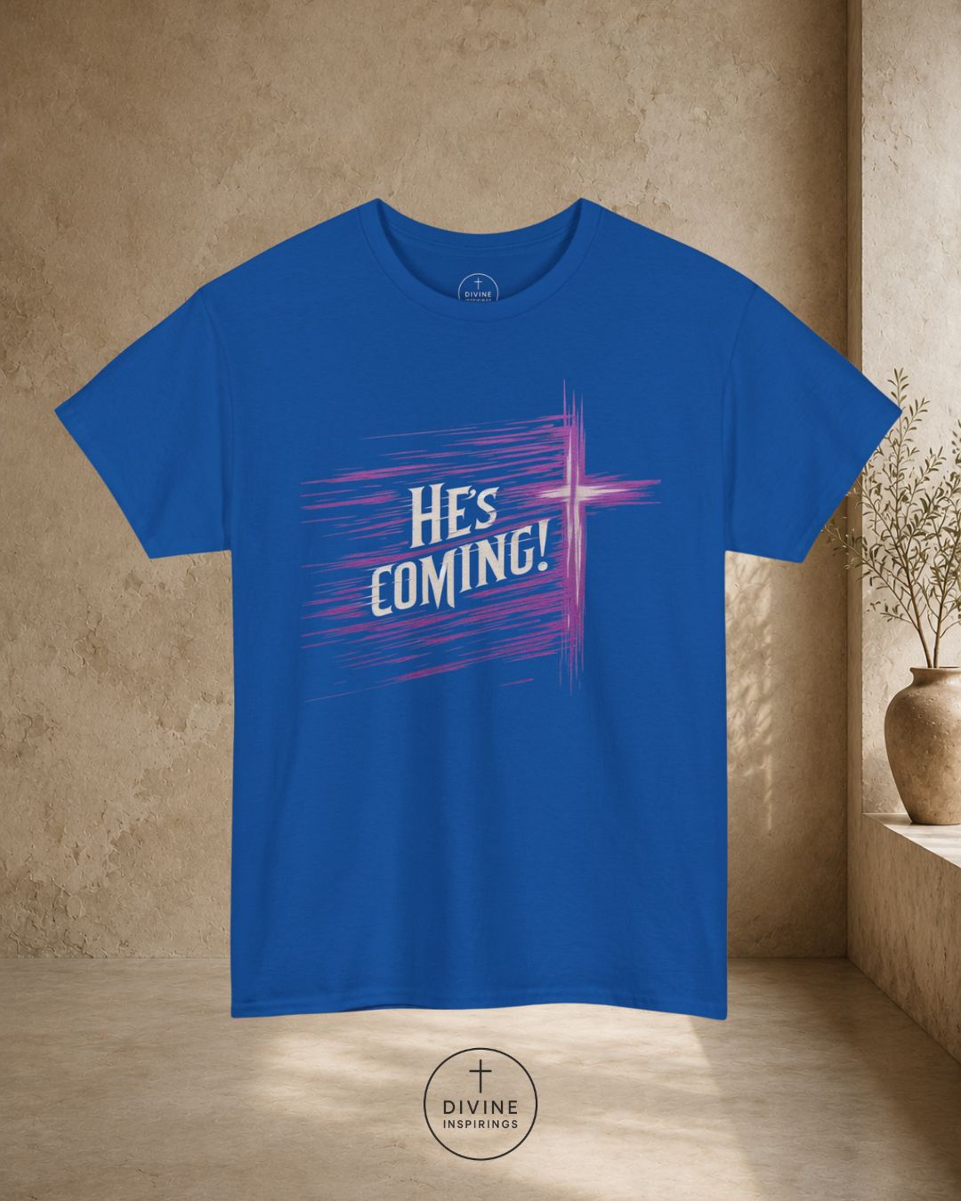 He’s Coming – Men's Christian T-Shirt