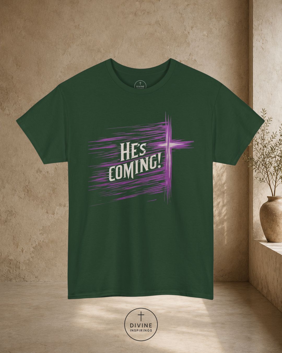 He’s Coming – Men's Christian T-Shirt