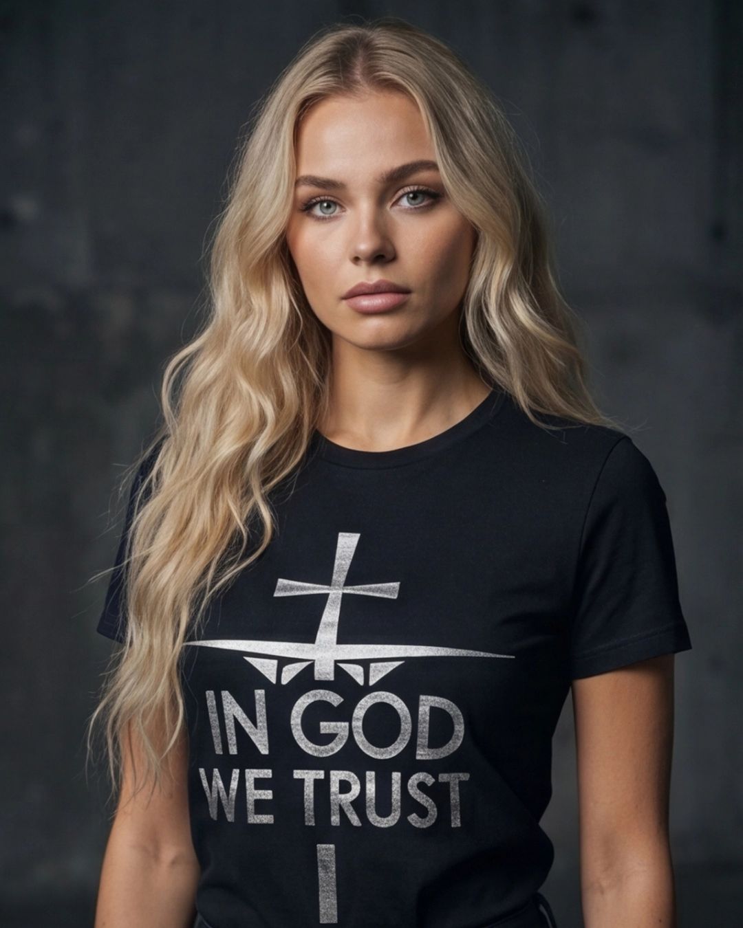 In God We Trust (Silver Ed) | Women’s Christian T-Shirt