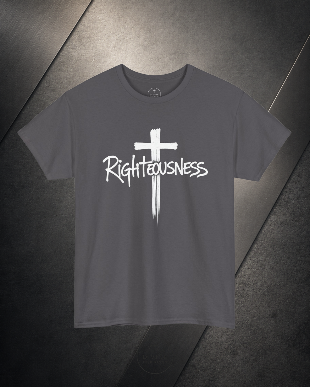 Righteousness - Christian Women's T-Shirt (White Lettering)