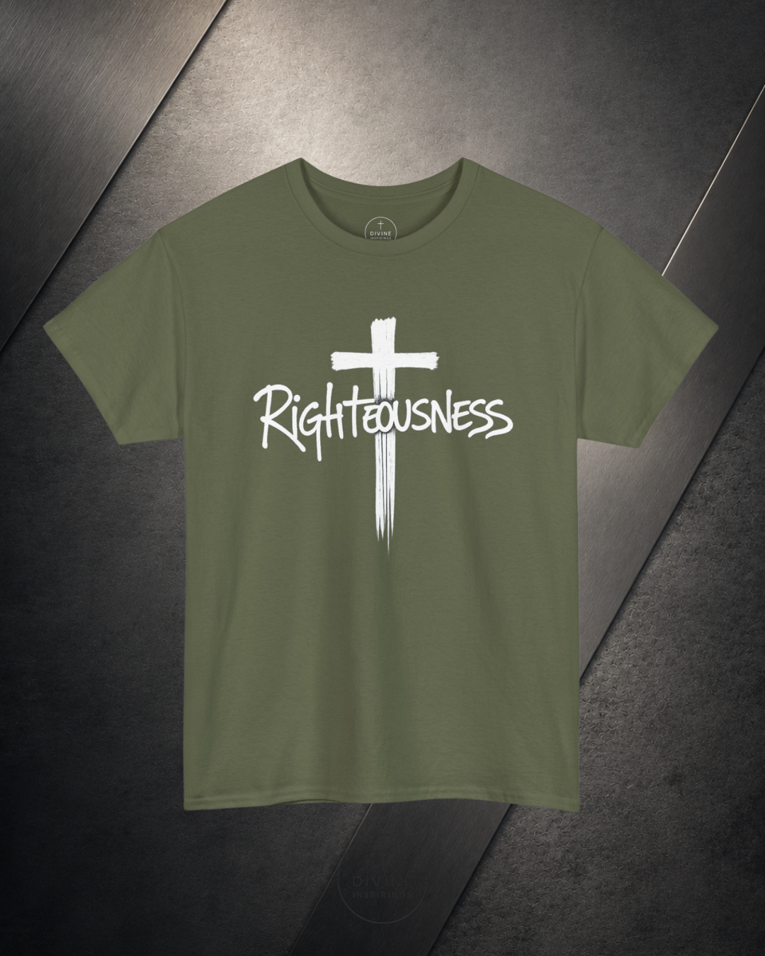 Righteousness - Christian Women's T-Shirt (White Lettering)