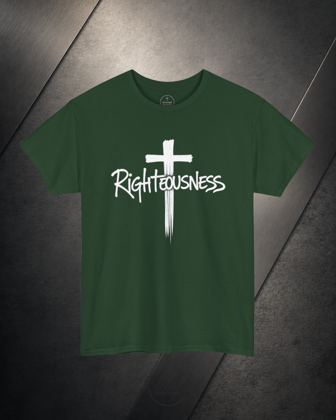 Righteousness - Christian Women's T-Shirt (White Lettering)