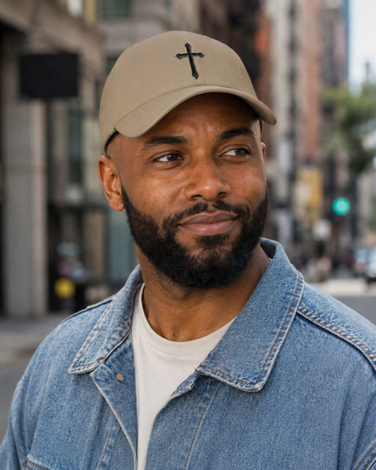 Black Cross - Men's Christian Lo Pro Baseball Hat