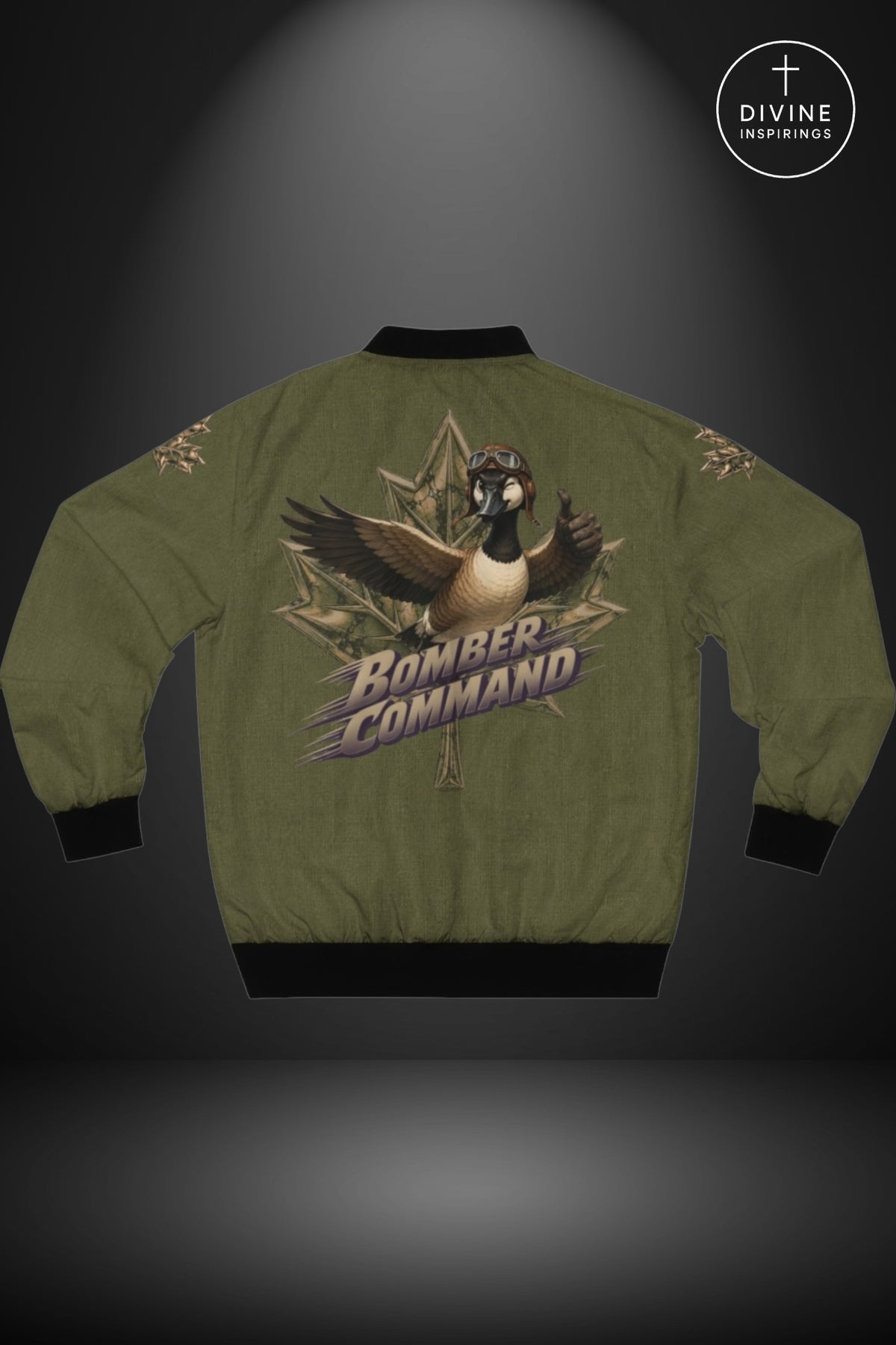 Bomber Command Men's Vintage Green Bomber Jacket