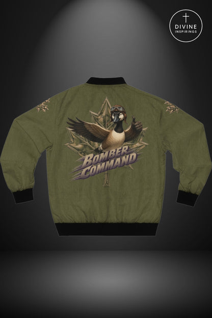 Bomber Command Men's Vintage Green Bomber Jacket